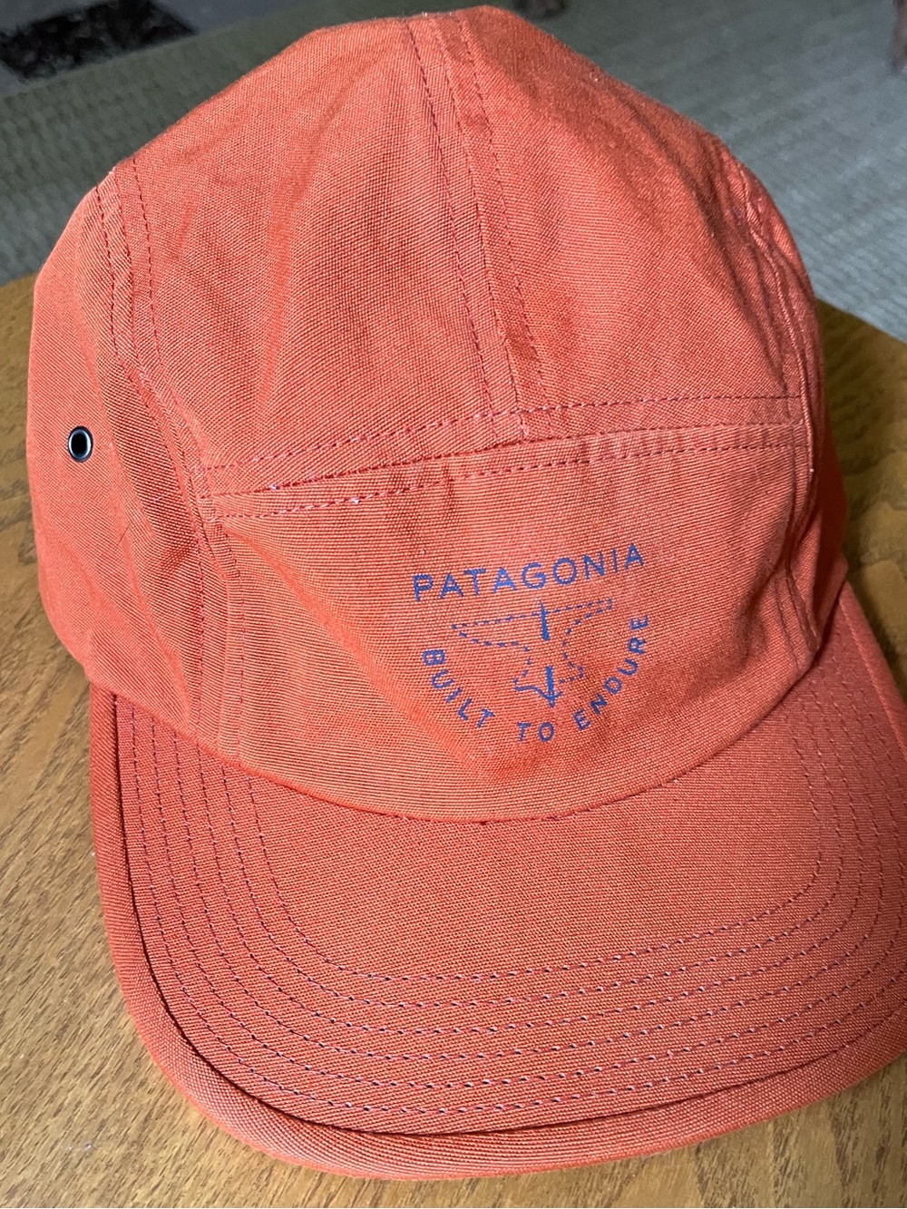 Patagonia Men’s Orange Five Panel Maclure Camper Hat